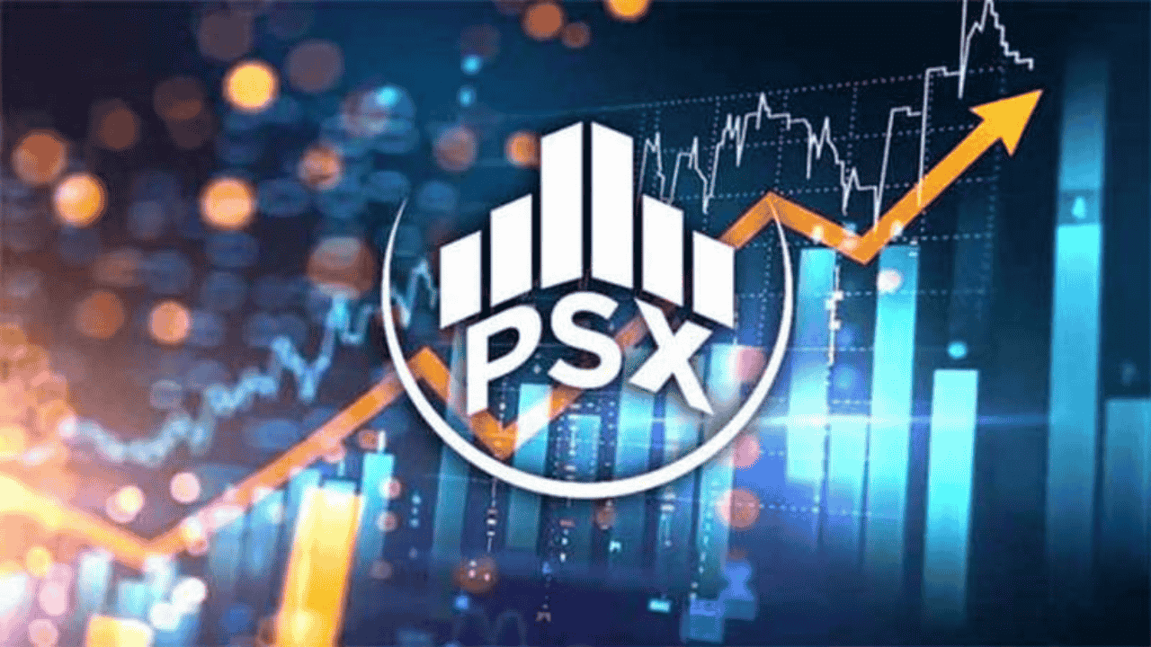 Pakistan Stock Exchange weekly update showing KSE-100 gains and top performing sectors