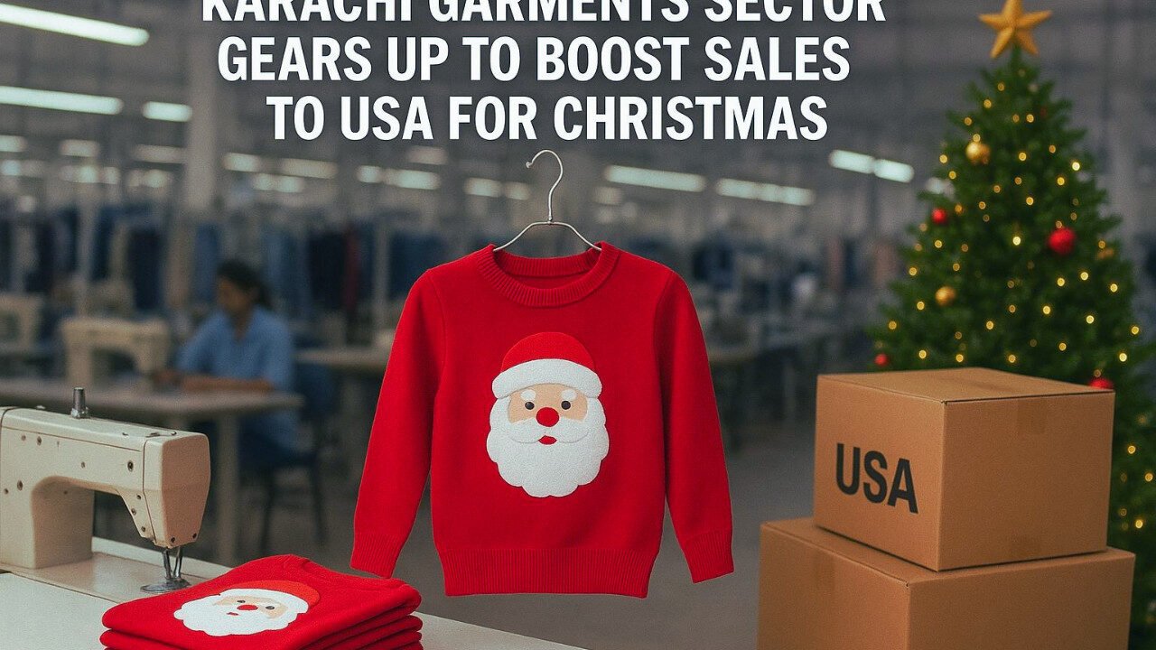 Karachi textile exports ramp up for U.S. Christmas orders