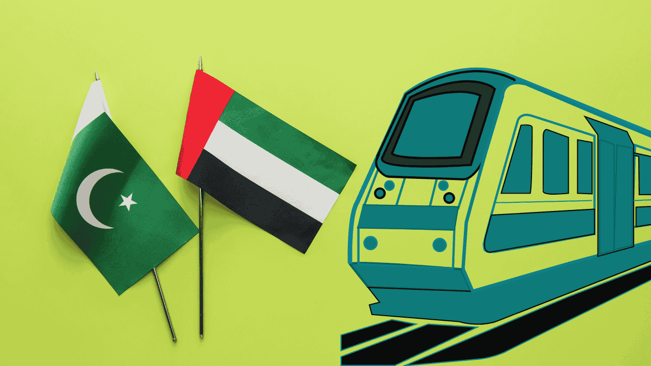 Pakistan UAE ministers discussing railway modernization and regional connectivity