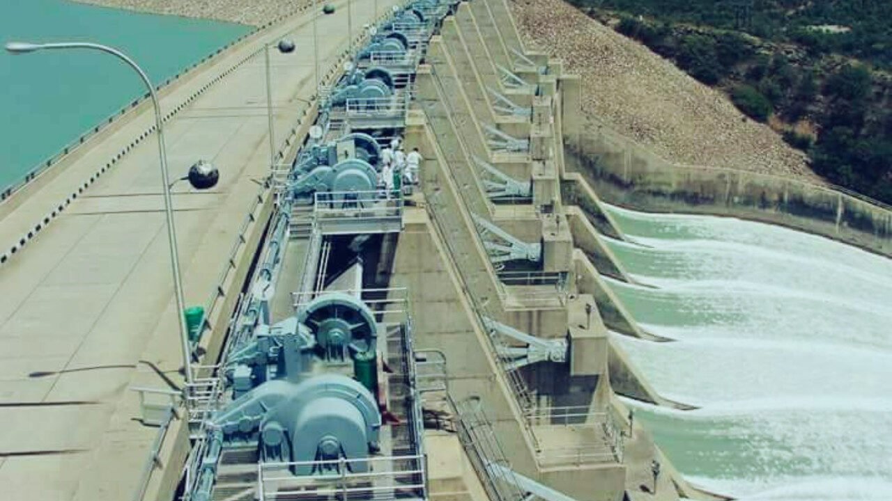 Tarbela 5th Extension Transmission Line under construction in Pakistan