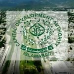 CDA development projects Islamabad under PSDP 2024 25, showing officials inspecting construction sites