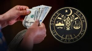 Chart showing Pakistan foreign exchange reserves increasing to $19.72B