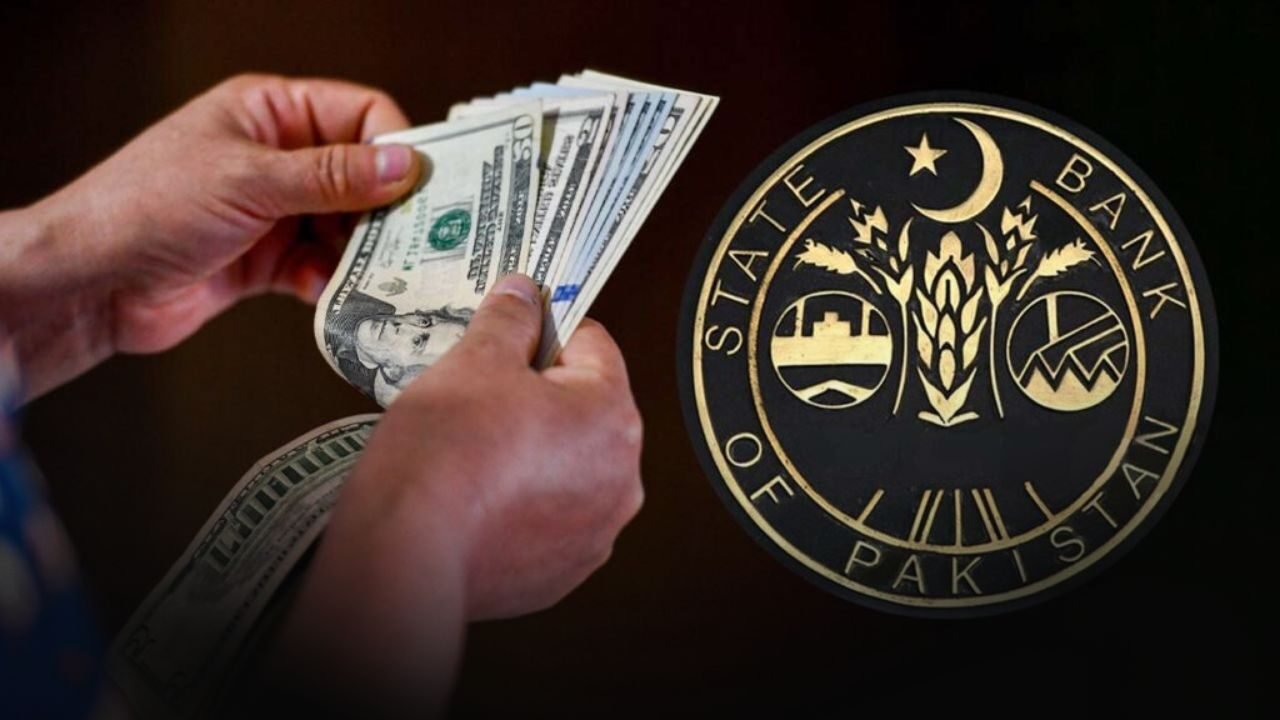 Chart showing Pakistan foreign exchange reserves increasing to $19.72B