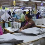 Punjab women textile training session inside a factory setting